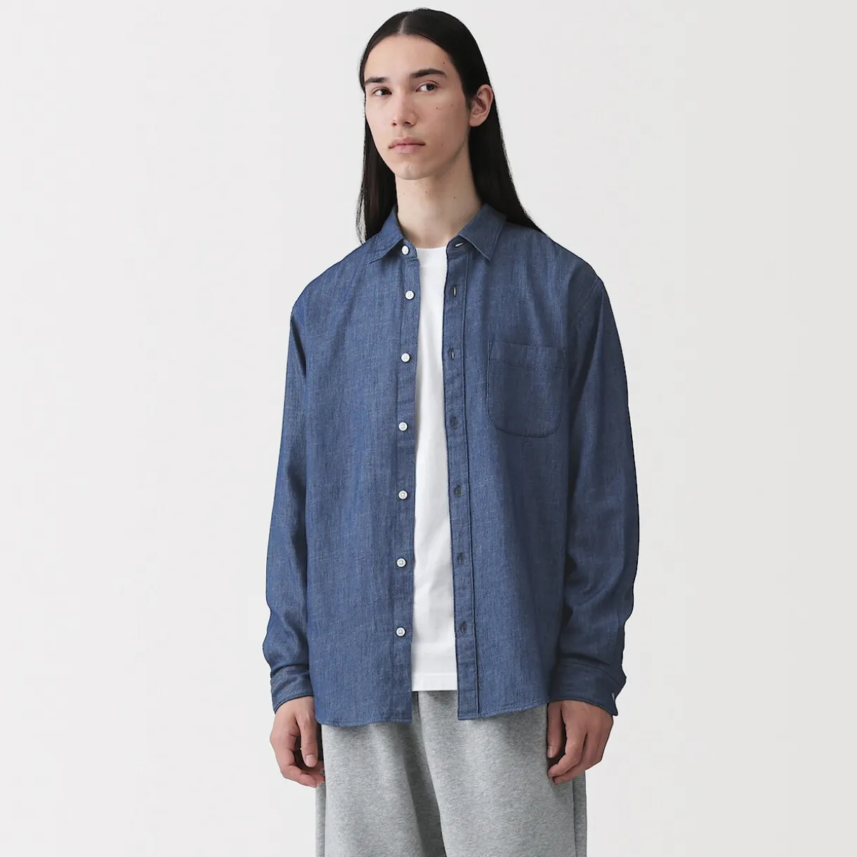 Chemise denim pour homme