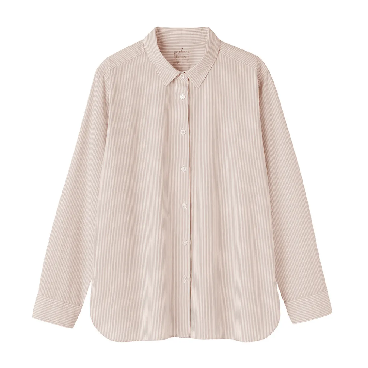 Chemise en coton délavé à mailles larges pour femme