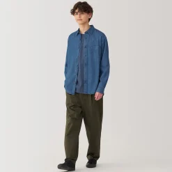 Chemise en denim pour homme