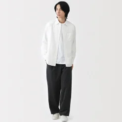 Chemise en double gaze en mélange de kapok pour homme