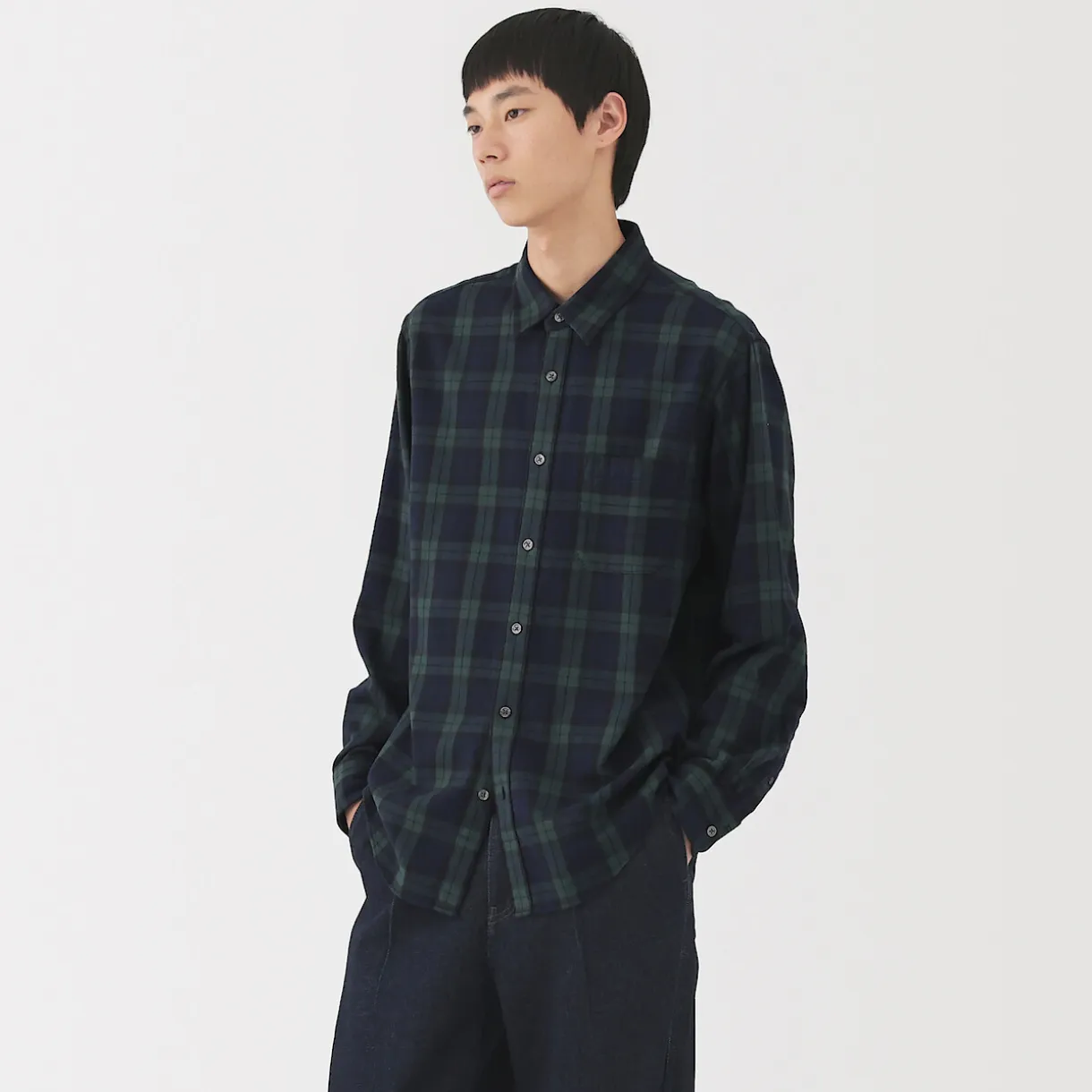 Chemise en flanelle pour homme