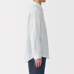Chemise en lin lavé pour homme
