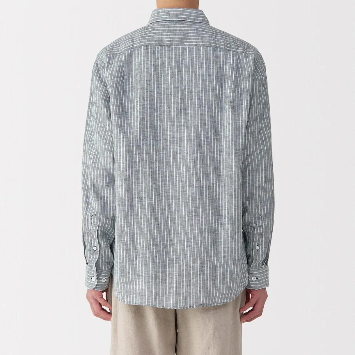 Chemise en lin lavé pour homme