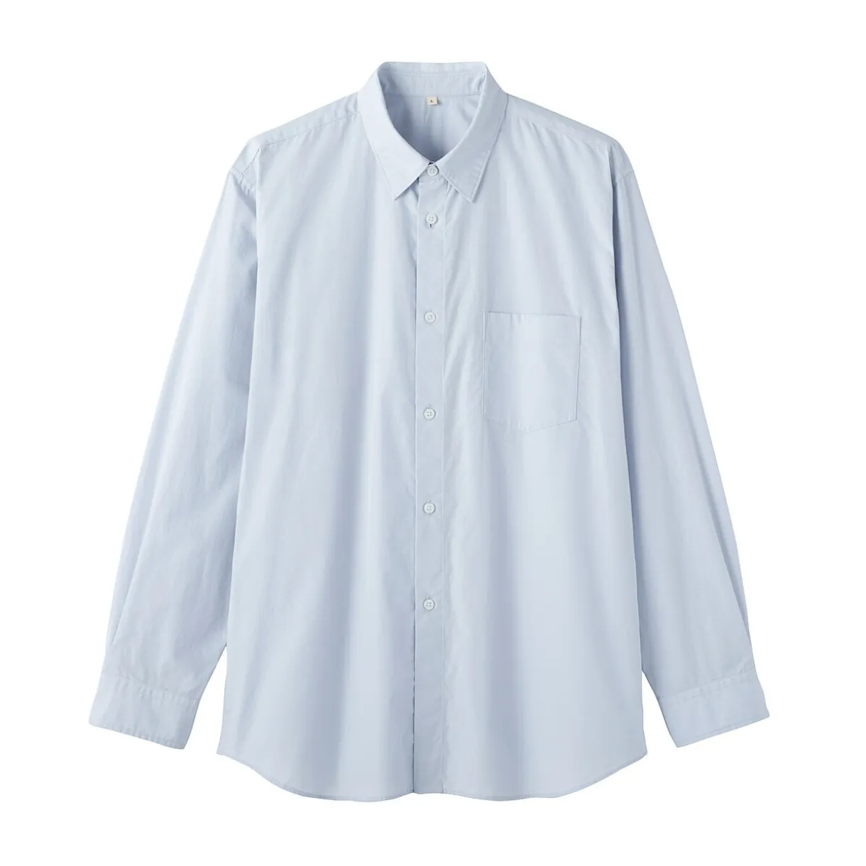 Chemise en popeline de coton biologique pour homme