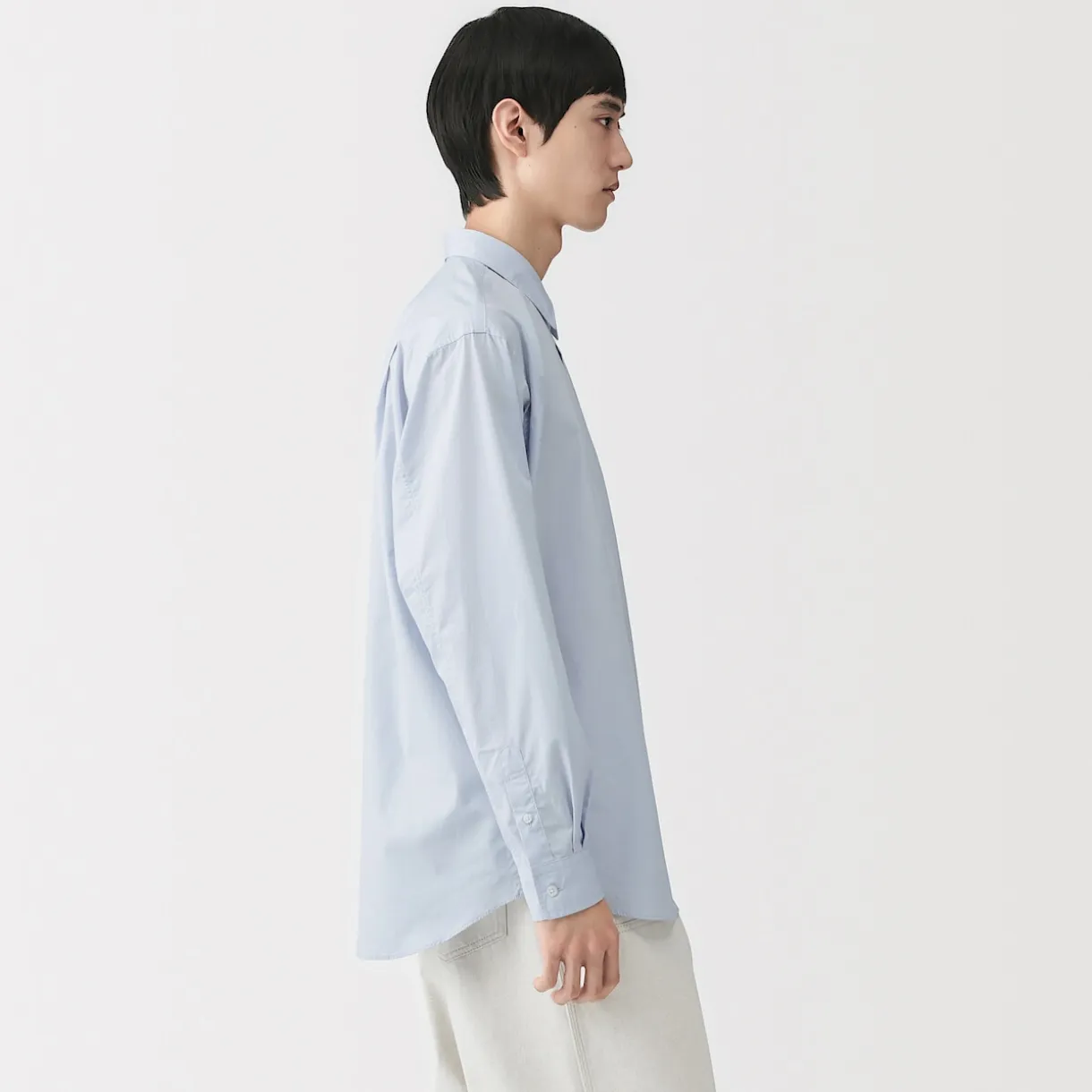 Chemise en popeline de coton biologique pour homme