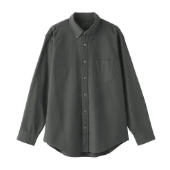 Chemise Oxford en coton lavé pour homme