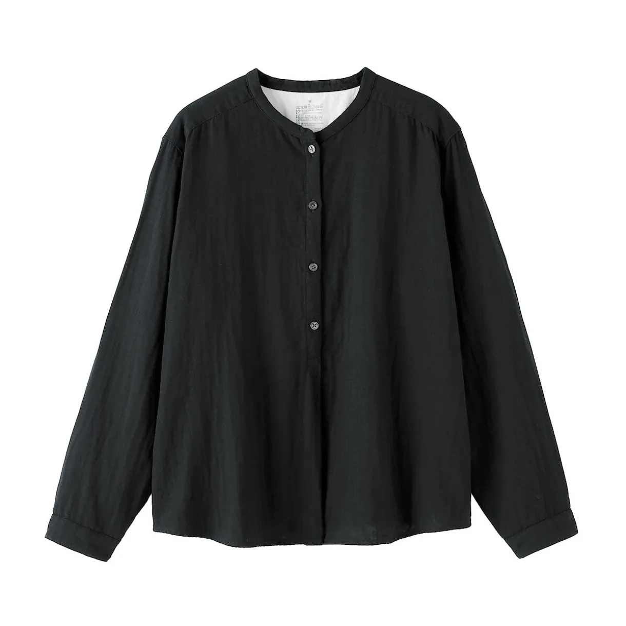 Chemisier en double gaze en mélange de kapok pour femme