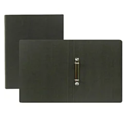 Classeur 2 anneaux A4 gris anthracite