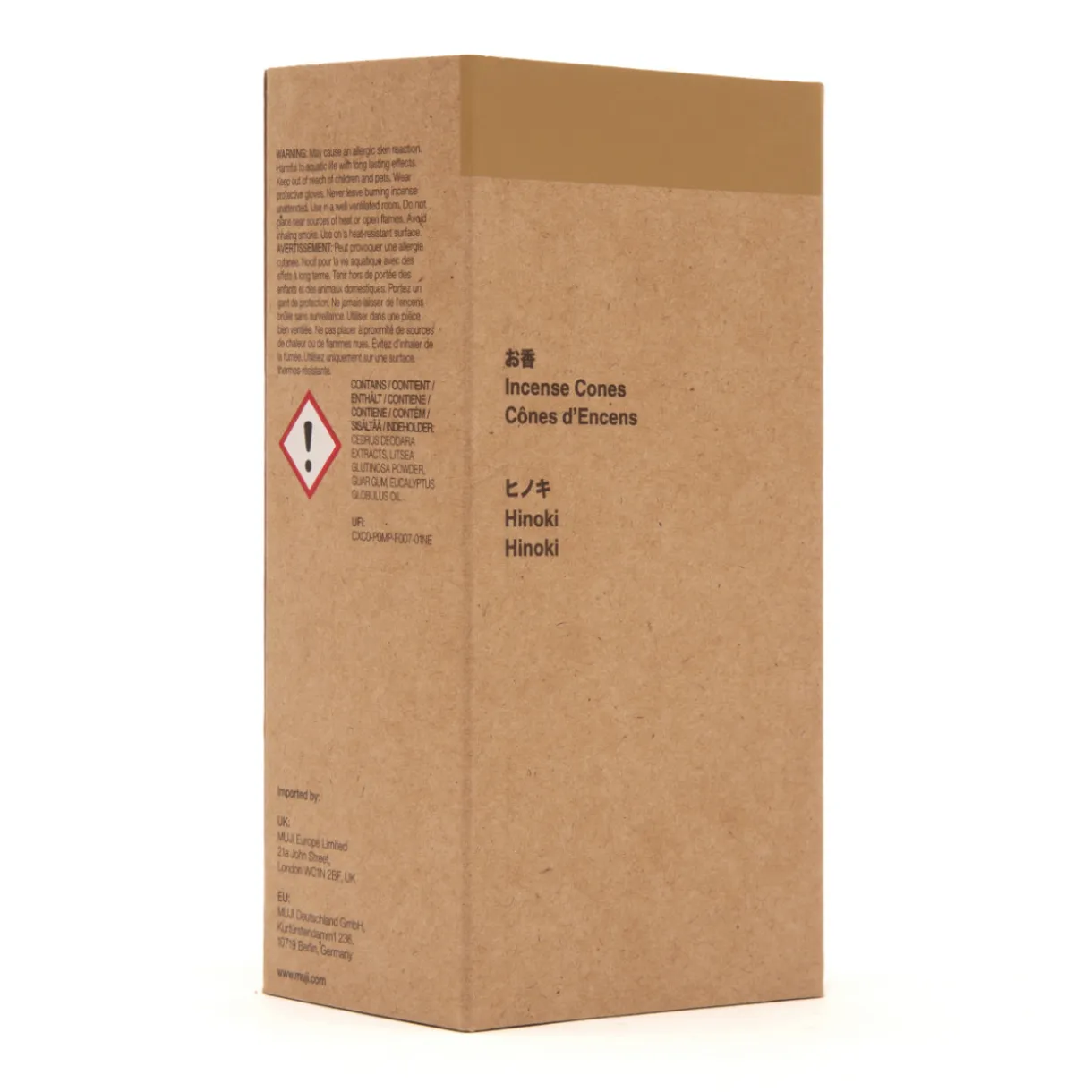 Cônes d'encens Hinoki - Lot de 20