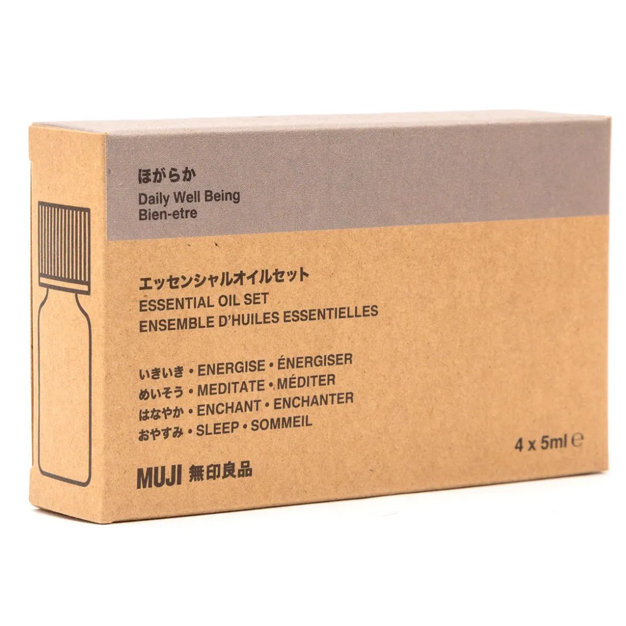 Coffret d'huiles essentielles bien‐être quotidien
