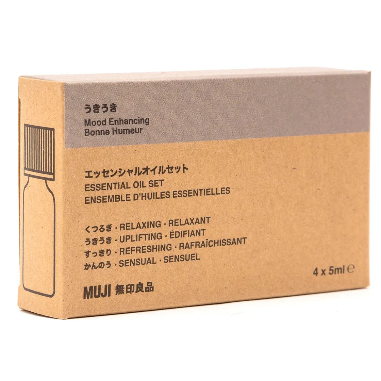 Coffret d'huiles essentielles stimulantes pour l'humeur