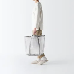 Corbeille à linge en filet de nylon