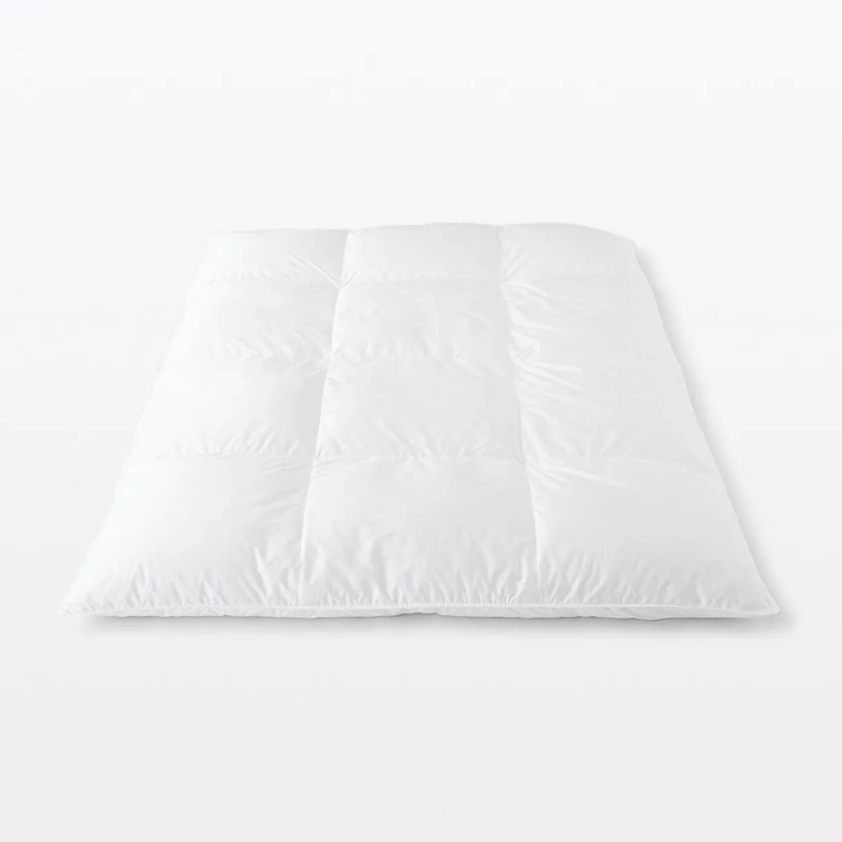 Couette en duvet gris double epaisseur - 150x210cm