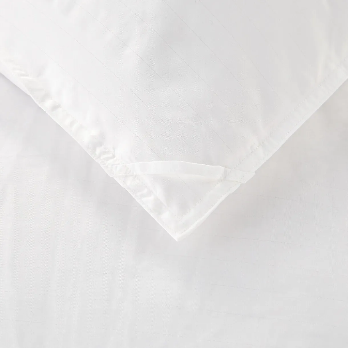 Couette en duvet gris double epaisseur - 150x210cm