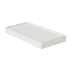Couvercle pour boîte archives grise en PP 15cm