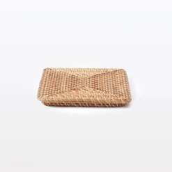 Couvercle pour panier en rotin L36X P26X H3cm