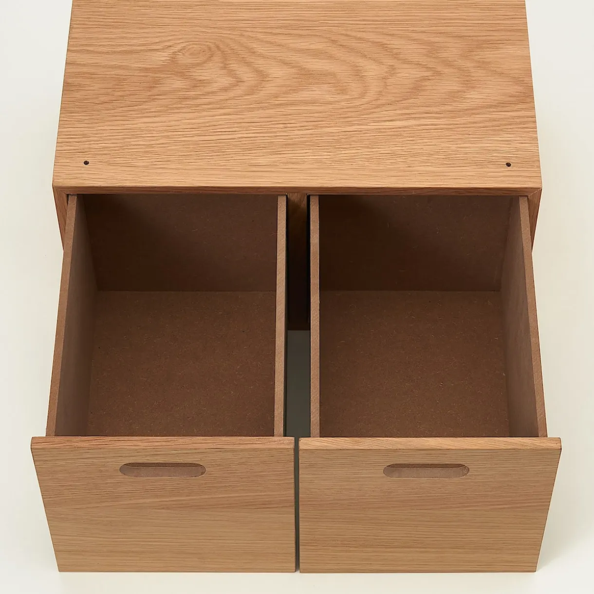 Demi bloc‐tiroir en chêne ‐ 2 tiroirs (Dont Eco‐part. 0,82 €)