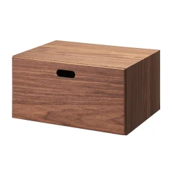 Demi Bloc‐tiroir en noyer ‐ 1 tiroir (Dont Eco‐part. 0,82 €)