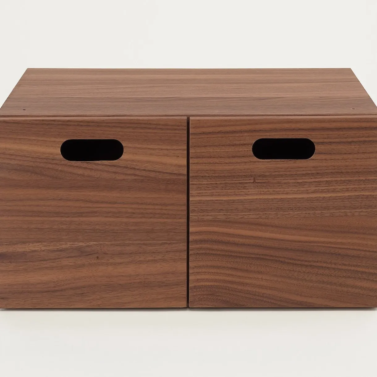 Demi Bloc‐tiroir en noyer ‐ 2 tiroirs (Dont Eco‐part. 0,82 €)