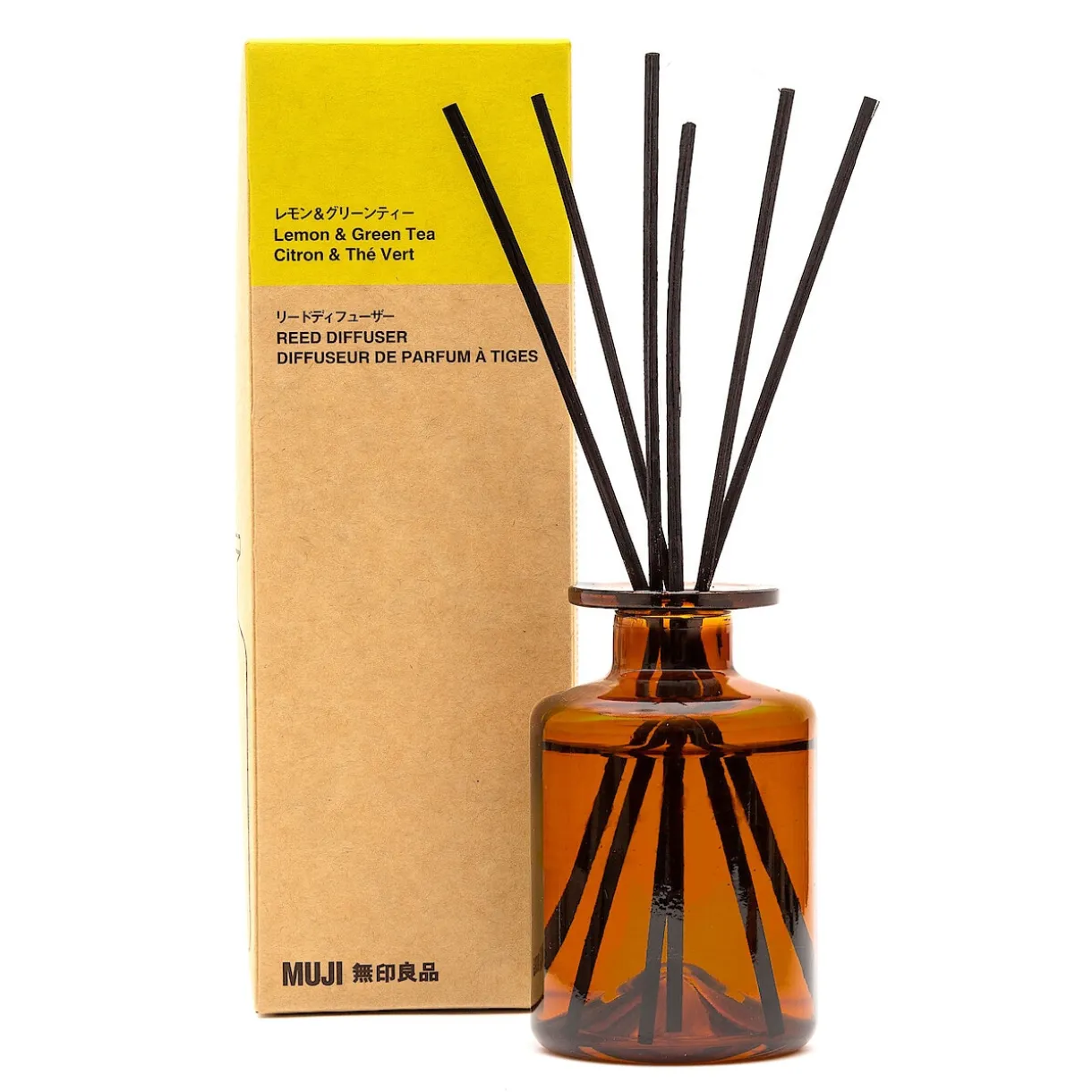 Diffuseur de parfum à tiges ‐ Citron et de thé vert 175 ml