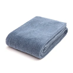 Drap de bain en velours de coton bio éponge