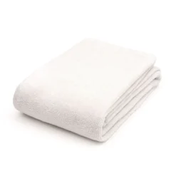 Drap de bain en velours de coton bio éponge