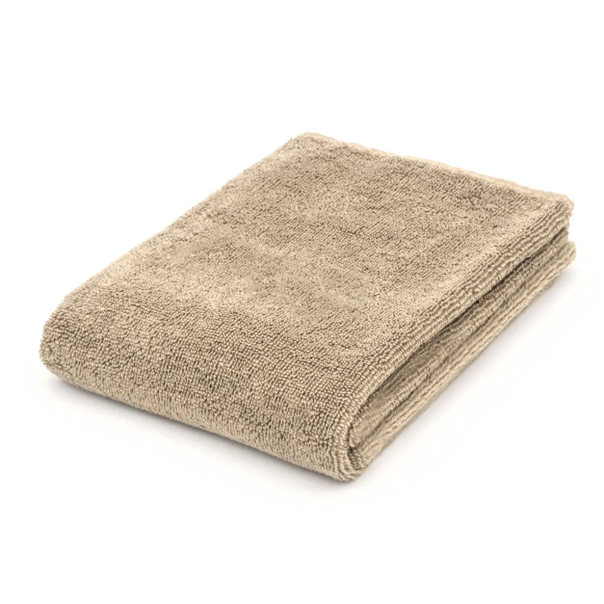 Drap de bain en velours de coton bio éponge