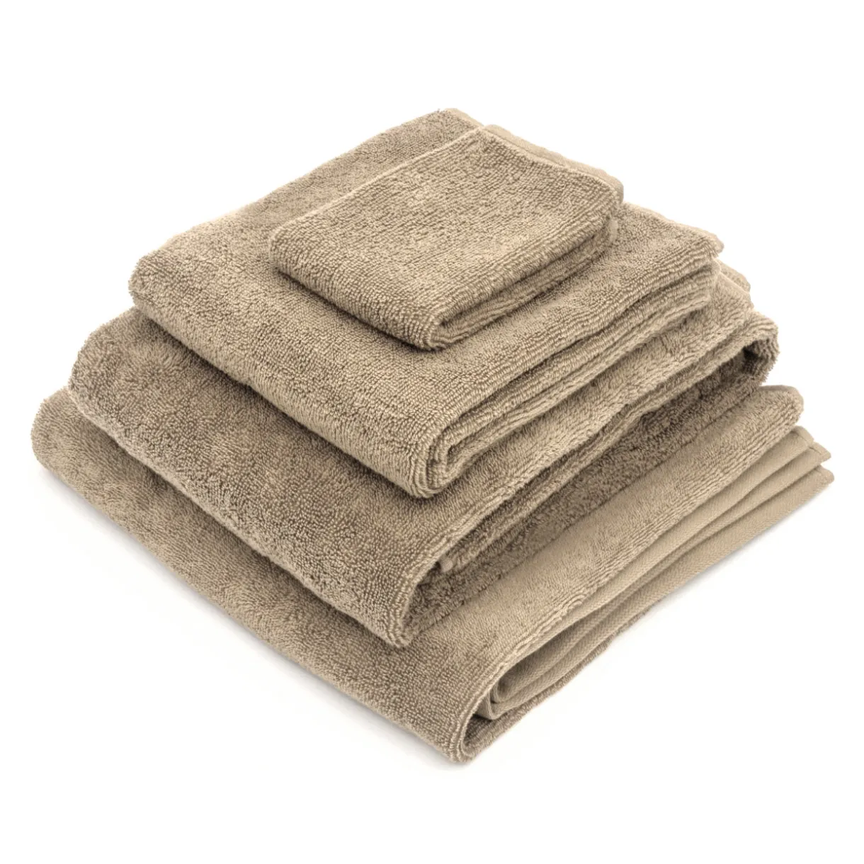 Drap de bain en velours de coton bio éponge