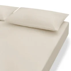 Drap housse en coton délavé ‐ 140 x 200 x 18‐28 cm