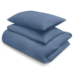 Drap housse en coton délavé ‐ 140 x 200 x 18‐28 cm