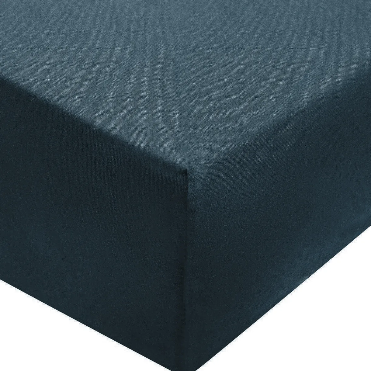 Drap housse en coton délavé ‐ 140 x 200 x 18‐28 cm