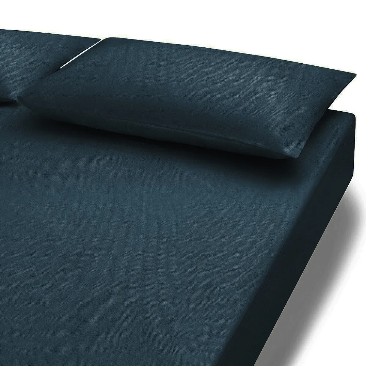 Drap housse en coton délavé ‐ 140 x 200 x 18‐28 cm