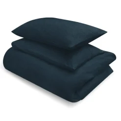 Drap housse en coton délavé ‐ 160 x 200 x 18‐28 cm