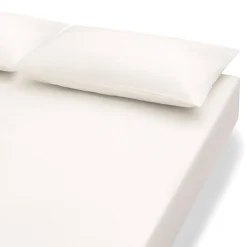 Drap housse en coton délavé ‐ 180 x 200 x 18‐28 cm