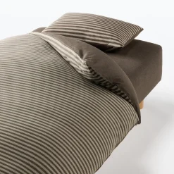 Drap housse en jersey de coton ‐ 140 x 200 x 18‐28 cm