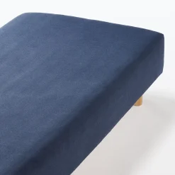 Drap housse en jersey de coton ‐ 140 x 200 x 18‐28 cm