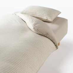 Drap housse en jersey de coton ‐ 100 x 200 x 18‐28 cm