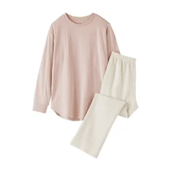 Ensemble de vêtements d'intérieur à manches longues en mélange de lyocell pour femme