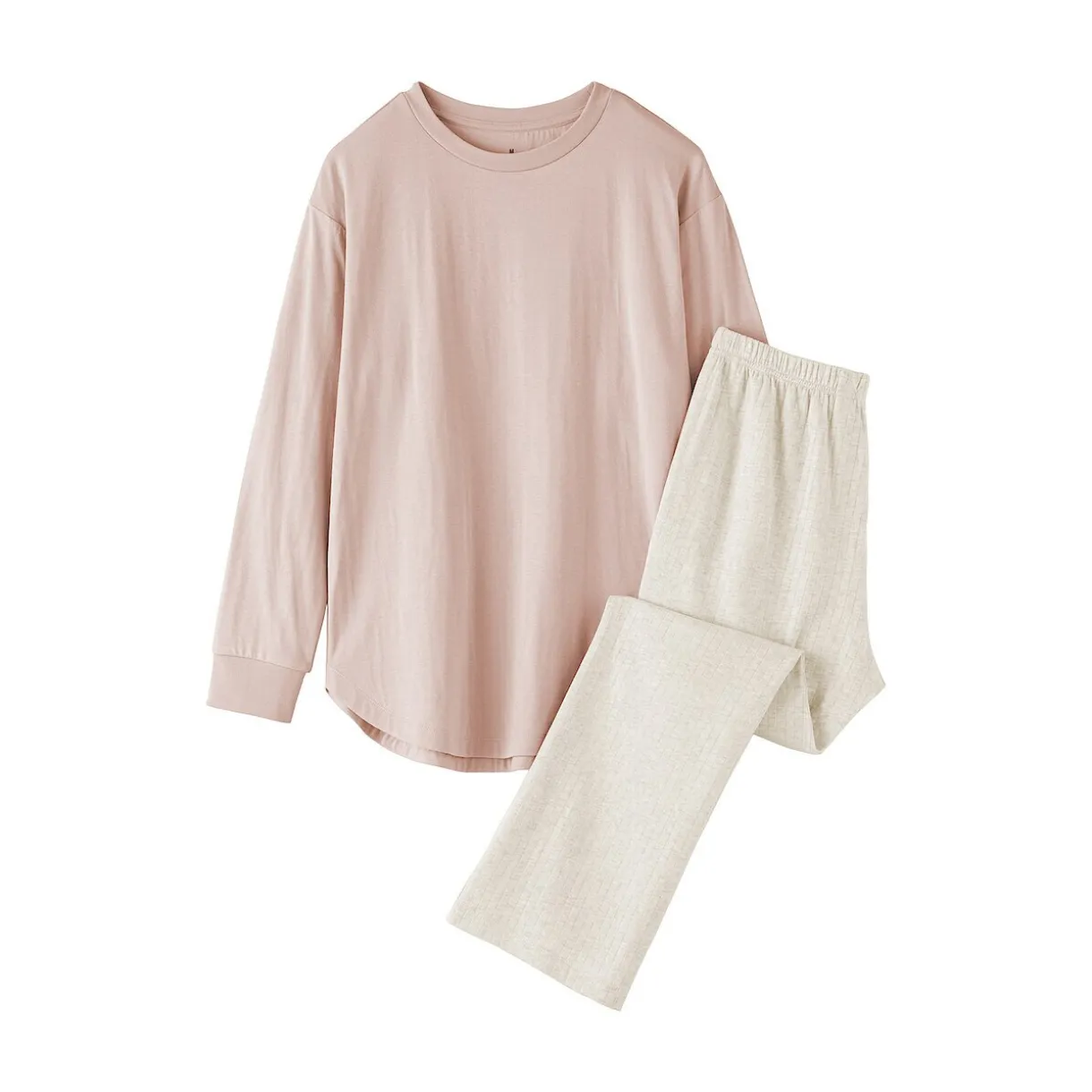 Ensemble de vêtements d'intérieur à manches longues en mélange de lyocell pour femme