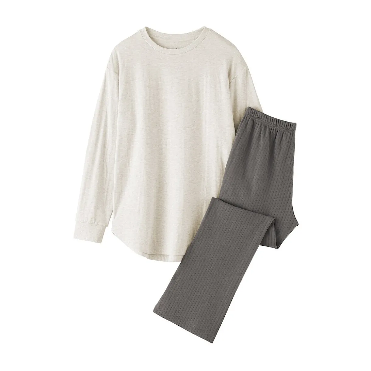 Ensemble de vêtements d'intérieur à manches longues en mélange de lyocell pour femme