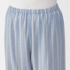 Ensemble pyjama à manches longues en gaze double pour femme