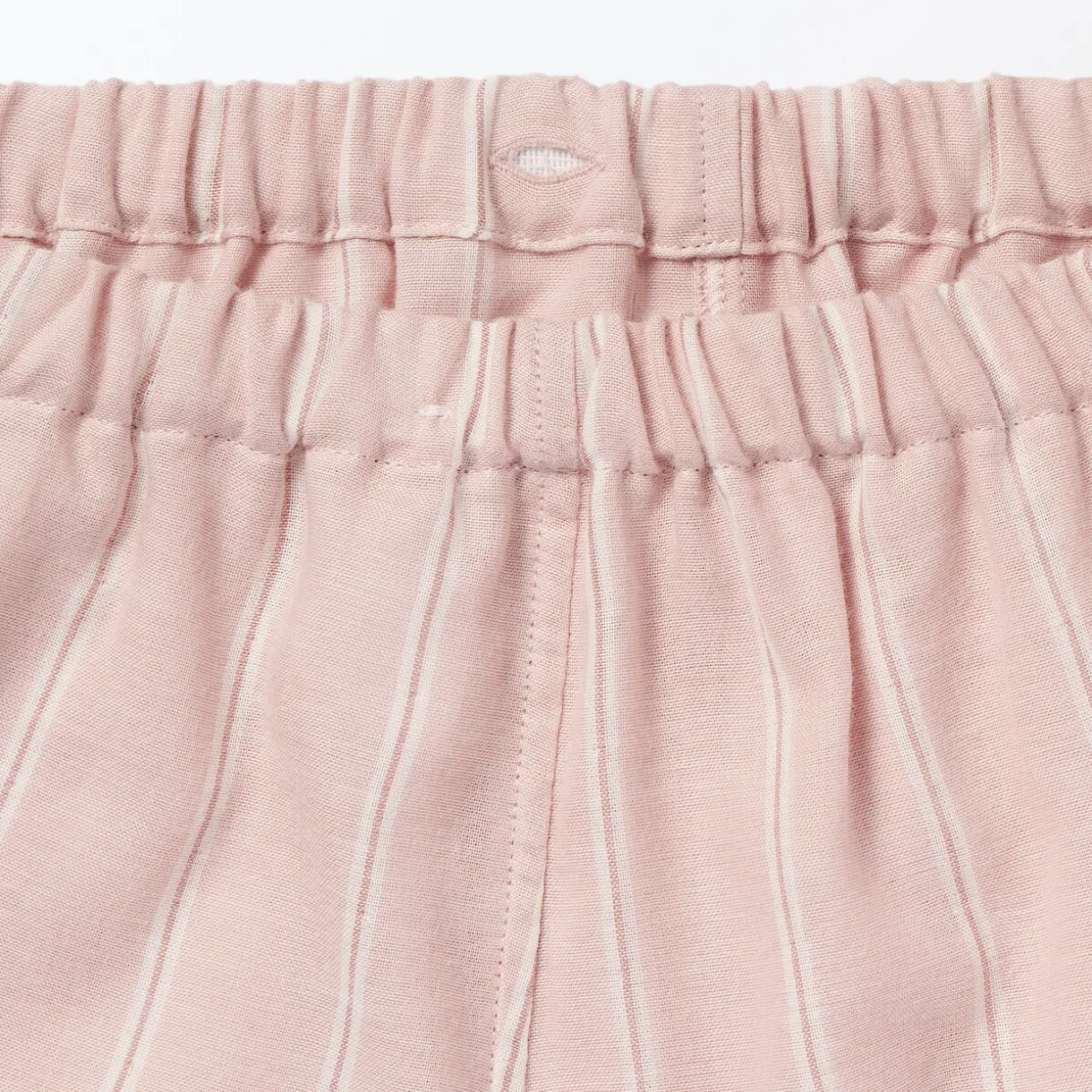 Ensemble pyjama à manches longues en gaze double pour femme