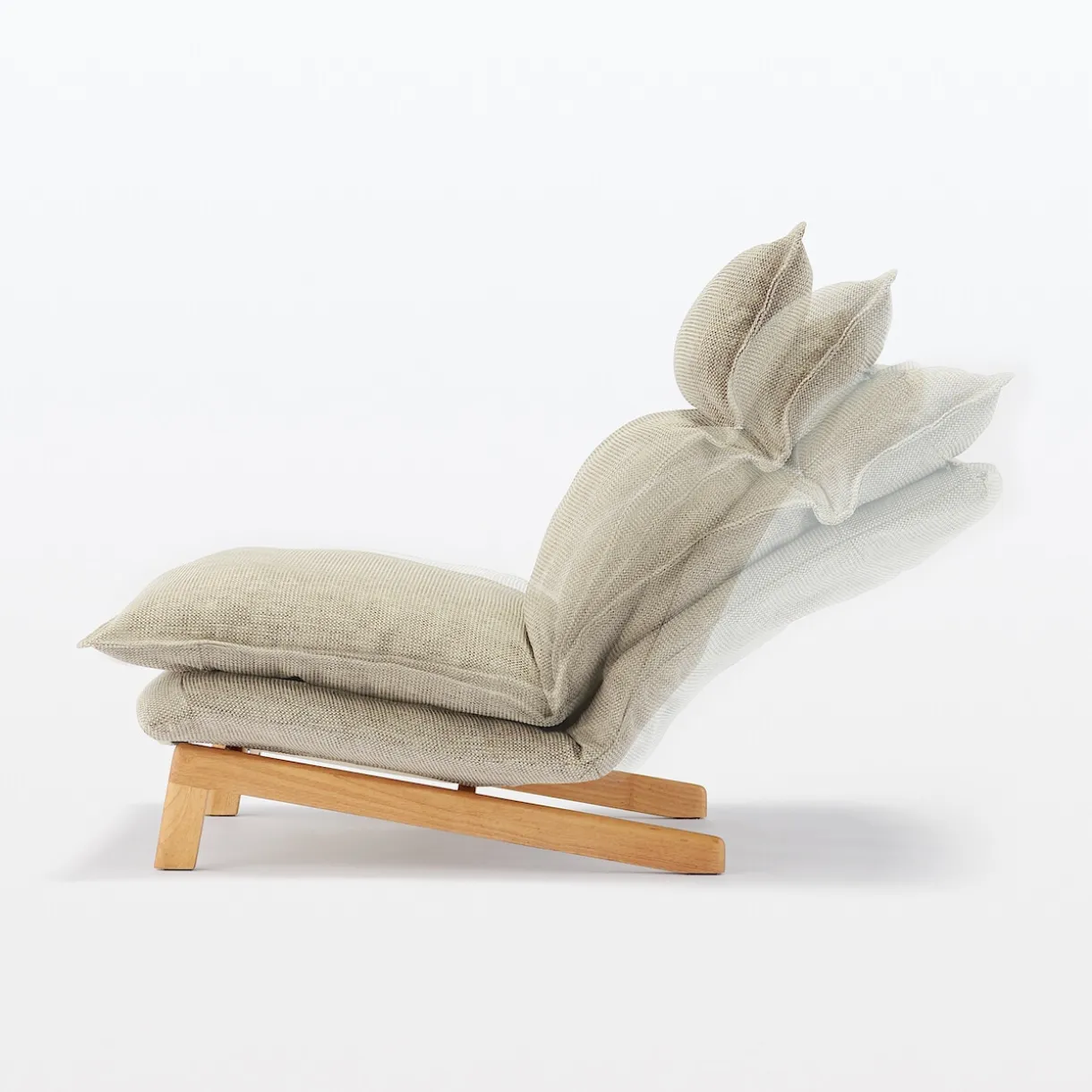 Fauteuil inclinable à dossier haut – Beige