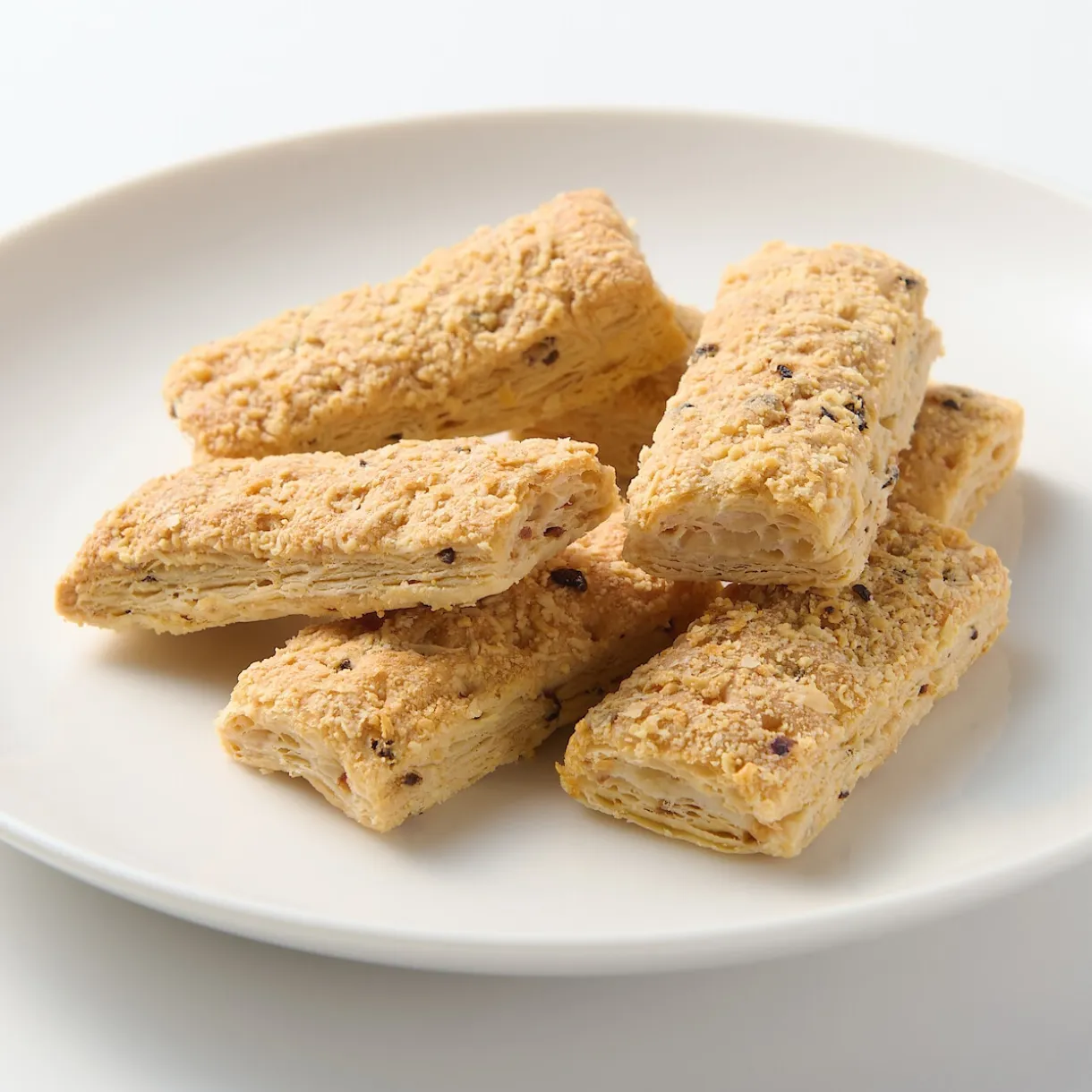 Feuilletés au fromage Gouda à l'ail et à l'oignon