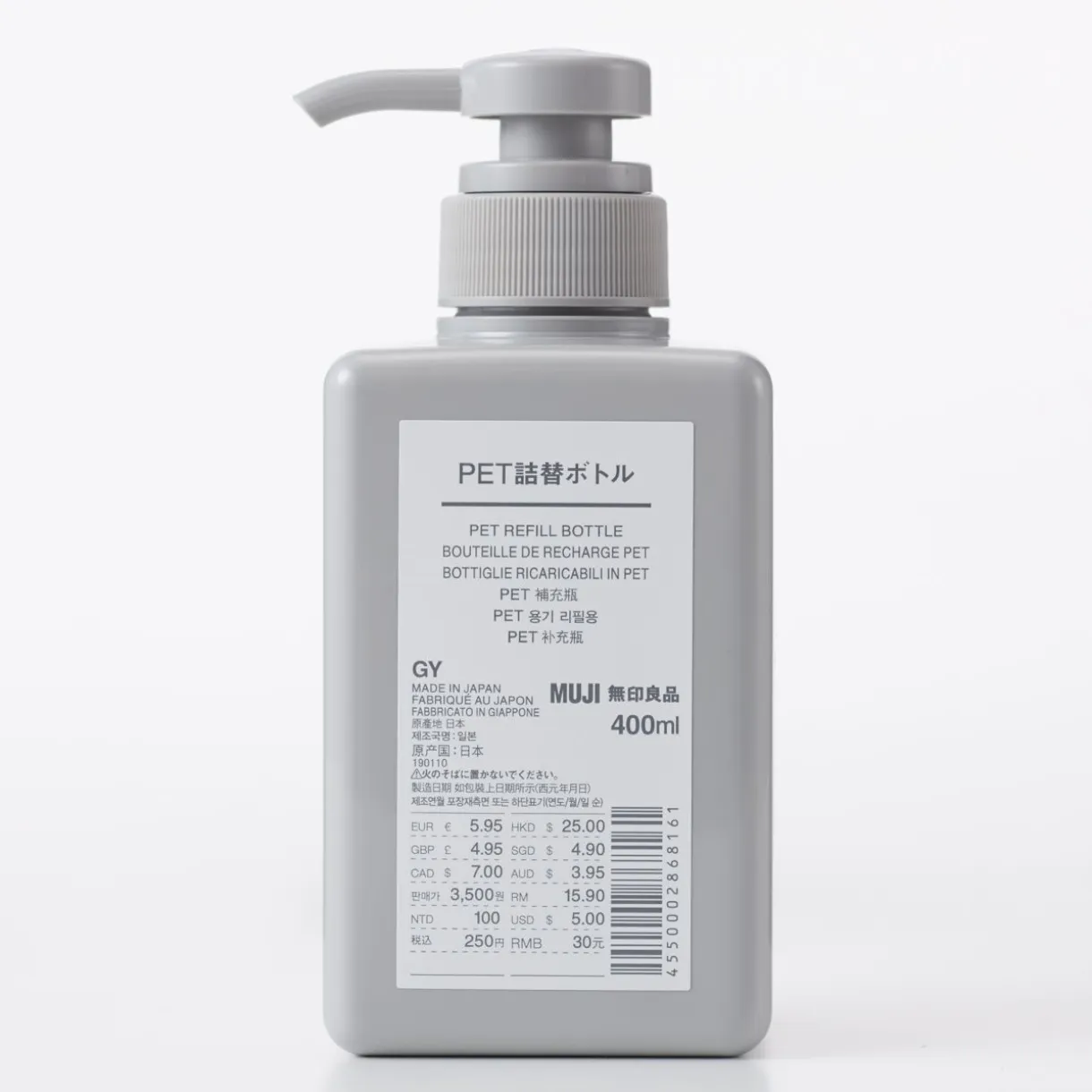 Flacon pompe 400ml