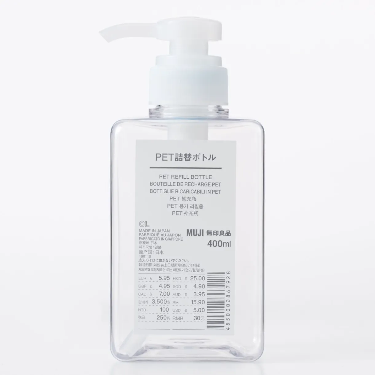 Flacon pompe 400ml