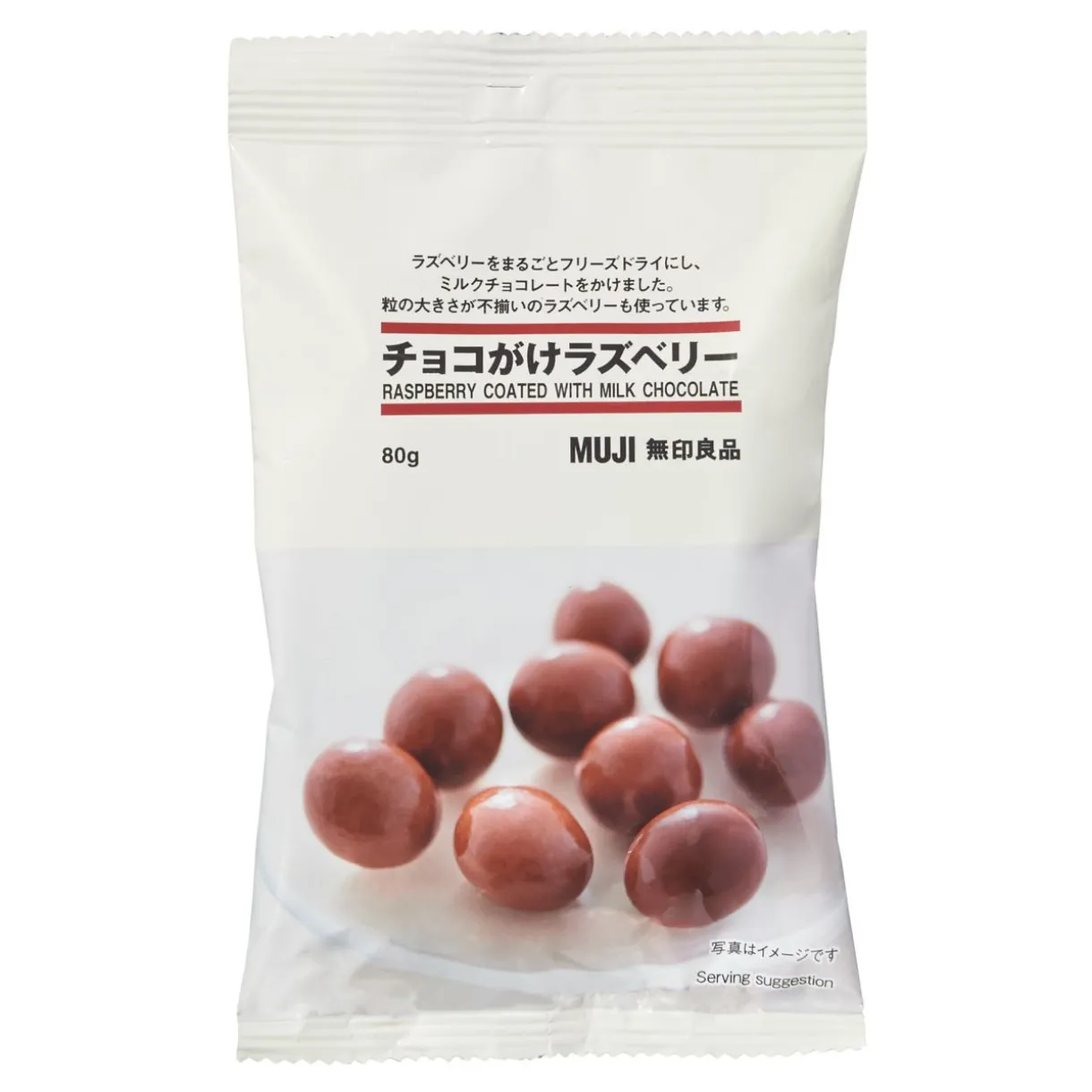 Frambroises enrobées de chocolat au lait