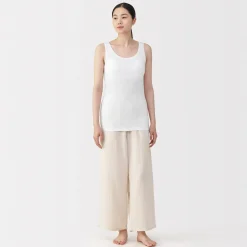 Gilet à soutien caché en mélange de lyocell pour femme