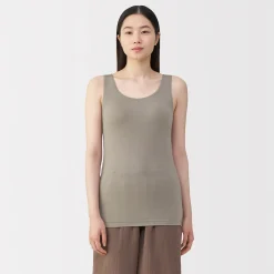 Gilet à soutien caché en mélange de lyocell pour femme
