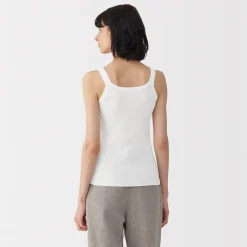 Gilet en coton à côtes torsadées pour femme
